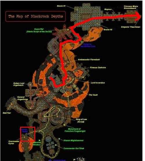 《wow魔兽世界》怀旧服黑石深渊入口在哪 详细位置截图(图文)