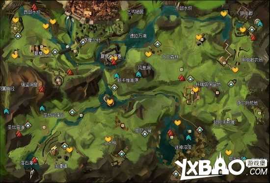 激战2女王谷观景点地图视频攻略