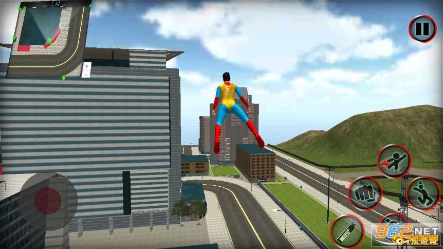 Amazing  flying  superhero  city  rescue  mission游戏