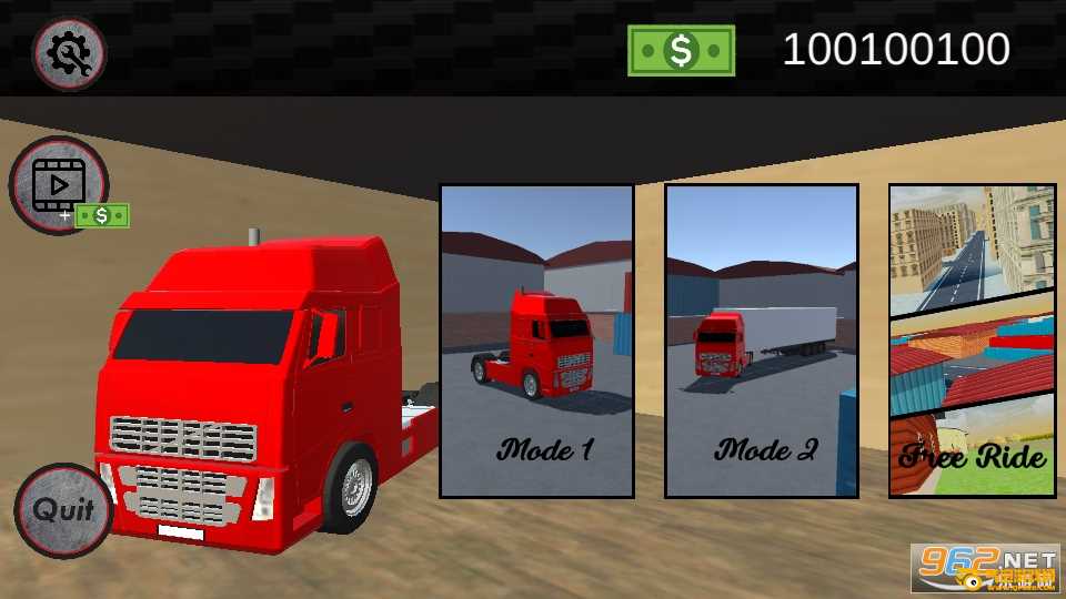 欧洲卡车停车模拟器3d