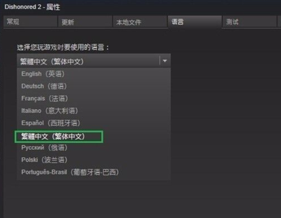 耻辱2怎么调简体中文？