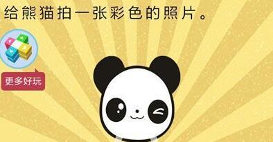 给熊猫拍一张彩色的照片 史上最囧挑战第三季关卡37答案